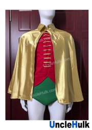 Robin Cosplay Costume in 1966 - Tops Pants and Cloak | UncleHulk