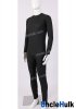 Black Dark PU Fabric Bodysuit Four-sided Elastic - ZS421a | UncleHulk